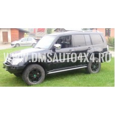 BARA FATA DE OTEL OFF-ROAD, CU BULLBAR SI SUPORT DE TROLIU - MITSUBISHI PAJERO 4 (2006-2017)