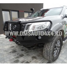 Bara fata Nissan Navara D23 2016 -> cu placa de troliu si BULLBAR
