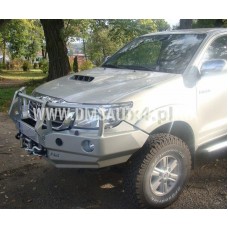 BARA FATA DE OTEL HD CU BULLBAR SI SUPORT DE TROLIU - TOYOTA HILUX (2012-2015)