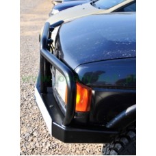 BARA FATA DE OTEL HD 2 + 50MM , CU BULLBAR SI SUPORT DE TROLIU - LAND ROVER DISCOVERY I