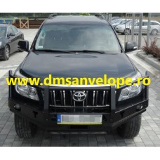 BARA FATA DE OTEL CU BULLBAR SI SUPORT DE TROLIU TOYOTA PRADO J15-LC150