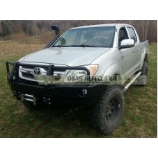 BARA FATA DE OTEL CU BULLBAR SI SUPORT DE TROLIU - TOYOTA HILUX (2006-2011)