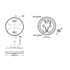 STOP LED 32 LED ROTUND