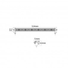 BARA LED CU POZITIE 3W + 47W by Dms Truck Shop