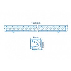 Bara LED 260W 26LED