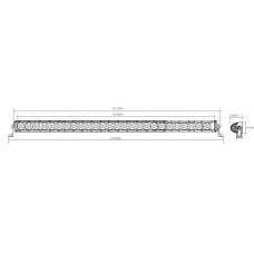Bara LED 21x LED