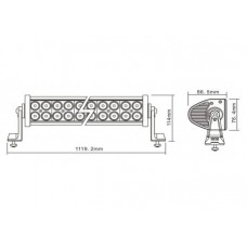 Bara LED 240W 80LED x 1119mm Bara LED 240W 80LED x 1119mm