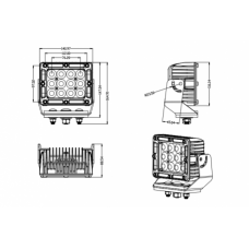 Proiector LED 12LED X 10W - 120W SPOT PRO