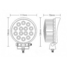 Proiector LED 13LED X 3W - 39W - Rotund FLOOD