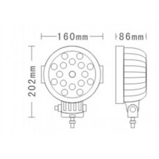 Proiector LED 17LED X 3W - 51W