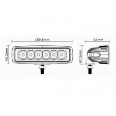 Proiector LED 6LED X 3W - 18W SPOT