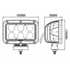 Proiector LED 6LED X 10W - 60W