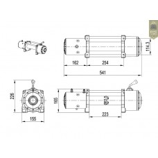 Trolii XT 9500 12V DYNEEMA