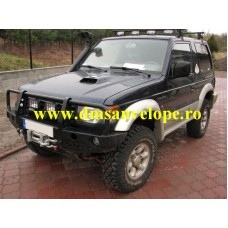 BARA FATA DE OTEL OFF-ROAD, CU BULLBAR SI SUPORT DE TROLIU - MITSUBISHI PAJERO 2 V33 CLASSIC