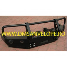 BARA FATA DE OTEL OFF-ROAD, CU BULLBAR SI SUPORT DE TROLIU - MITSUBISHI L200 2005 - 2015